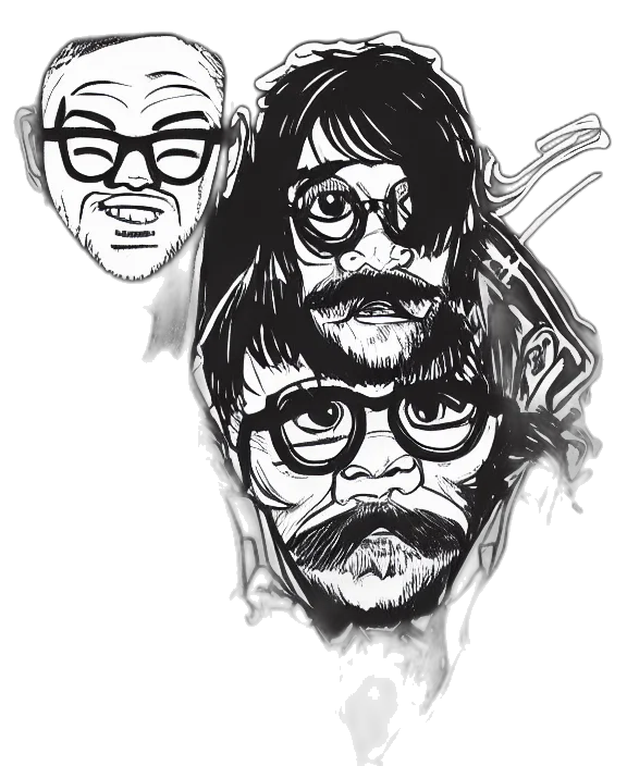 face, comic book art, cartoon, pencil sketch transparent PNG cut-out