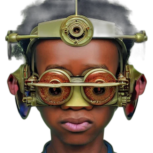 mask, robot, face, staff transparent PNG cut-out