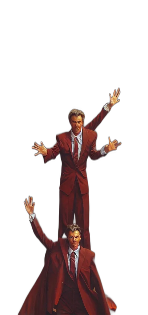 jacket, staff, concept art, comic book art transparent PNG cut-out