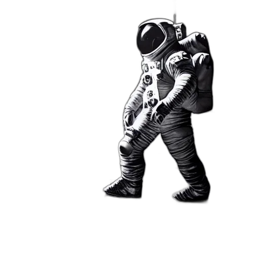 robot, jacket, staff, weapon transparent PNG cut-out