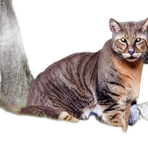 animal, creature, staff, photorealistic transparent PNG cut-out