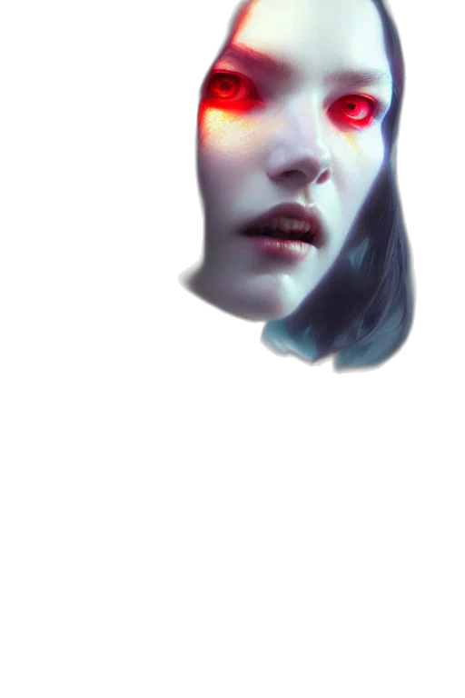 face, mask, robot, creature transparent PNG cut-out