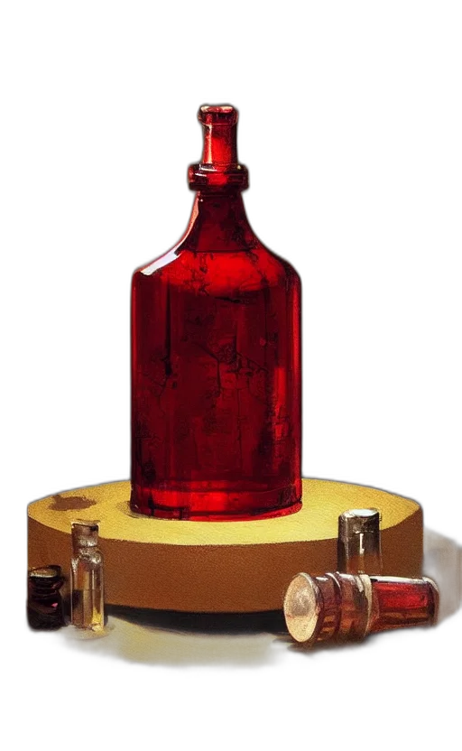 bottle, weapon, jewelry, crown transparent PNG cut-out
