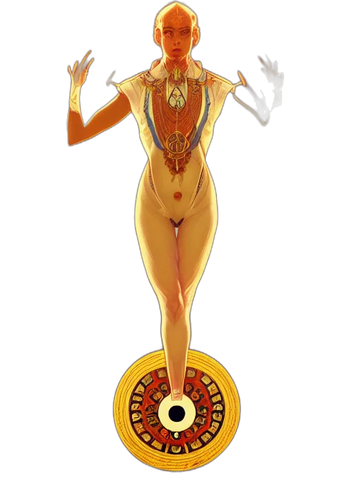 staff, jewelry, crown, dress transparent PNG cut-out