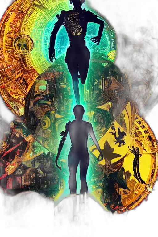 staff, concept art, fantasy art, comic book art transparent PNG cut-out