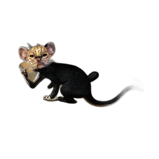 animal, creature, staff, photorealistic transparent PNG cut-out