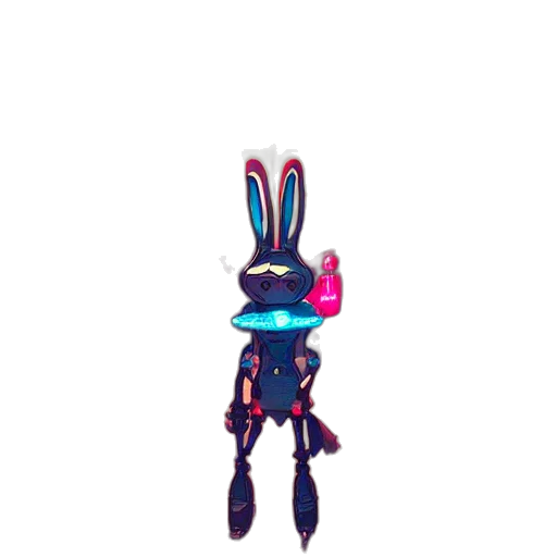 robot, creature, animal, staff transparent PNG cut-out
