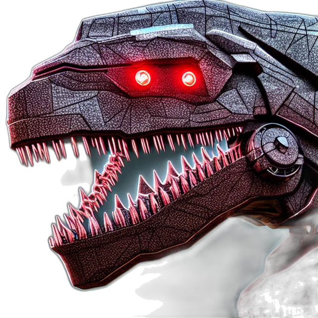dragon, creature, mask, weapon transparent PNG cut-out