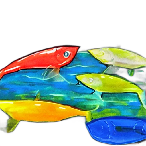 watercolor, photorealistic, concept art, 3d render transparent PNG cut-out