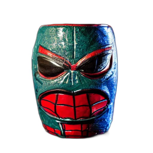 mask, face, bottle, 3d render transparent PNG cut-out