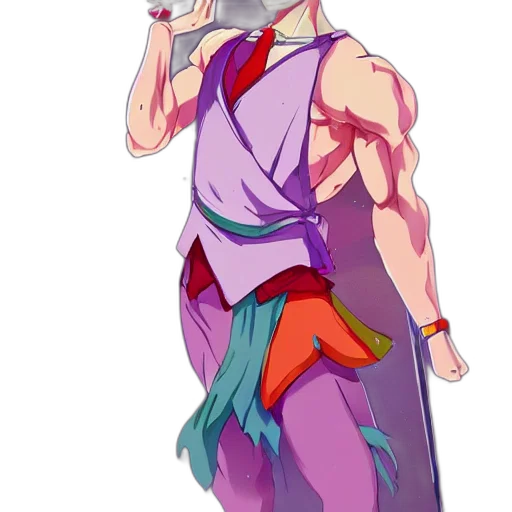 staff, anime, concept art, pixel art transparent PNG cut-out