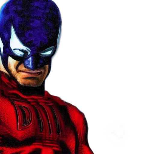 mask, comic book art, concept art, photorealistic transparent PNG cut-out