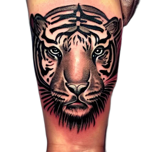 animal, photorealistic, fantasy art, tattoo transparent PNG cut-out