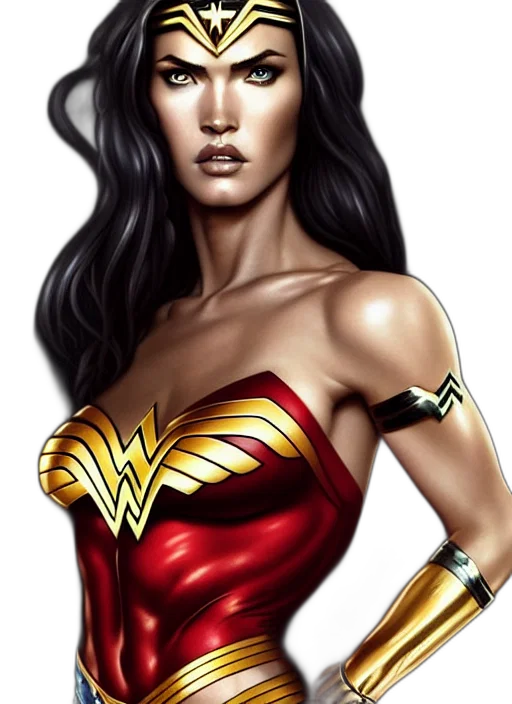 comic book art, fantasy art, cartoon, photorealistic transparent PNG cut-out