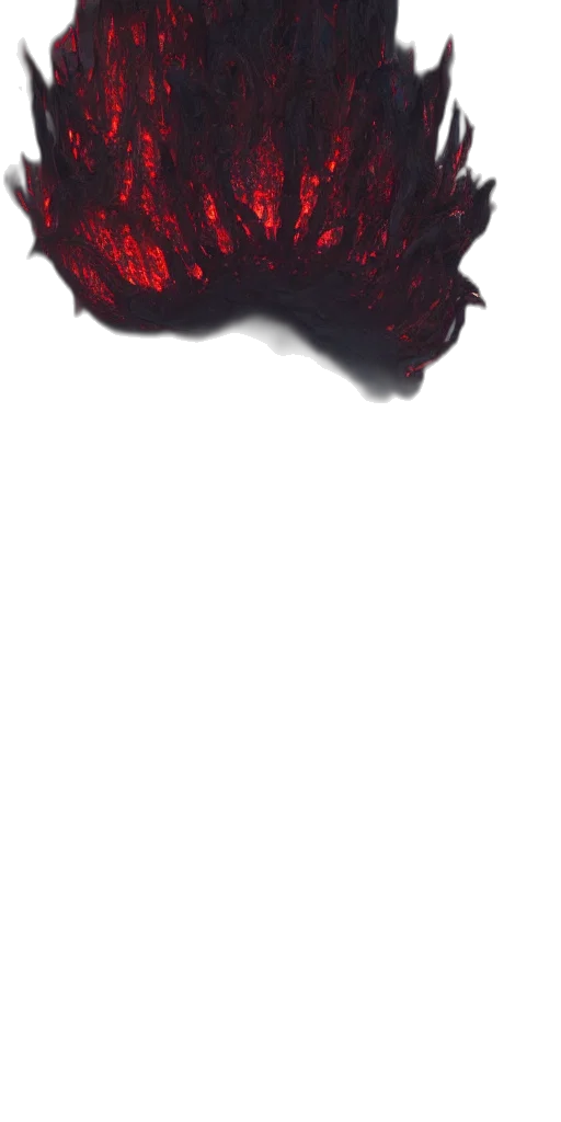 hair, mask, crown, staff transparent PNG cut-out