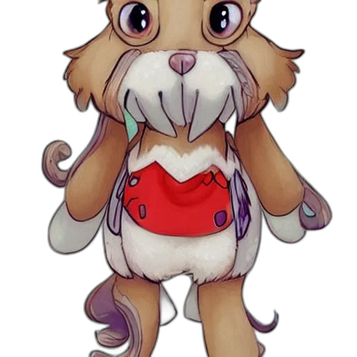 staff, creature, concept art, cartoon transparent PNG cut-out