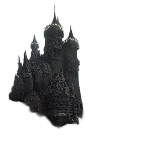 crown, building, dragon, staff transparent PNG cut-out