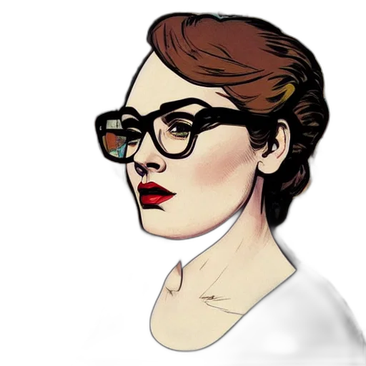 face, staff, cartoon, comic book art transparent PNG cut-out