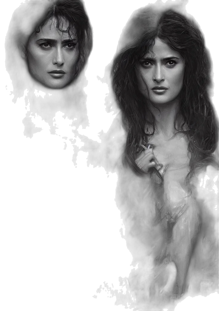 photorealistic, pencil sketch, fantasy art, concept art transparent PNG cut-out