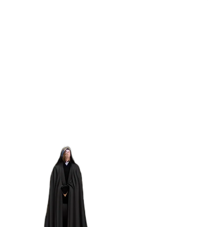 dress, jacket, staff, umbrella transparent PNG cut-out