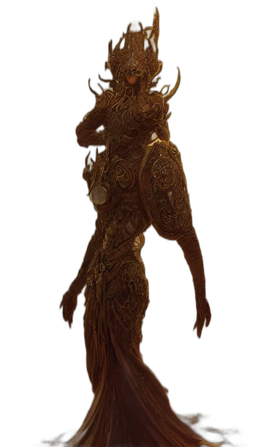 creature, mask, dress, dragon transparent PNG cut-out