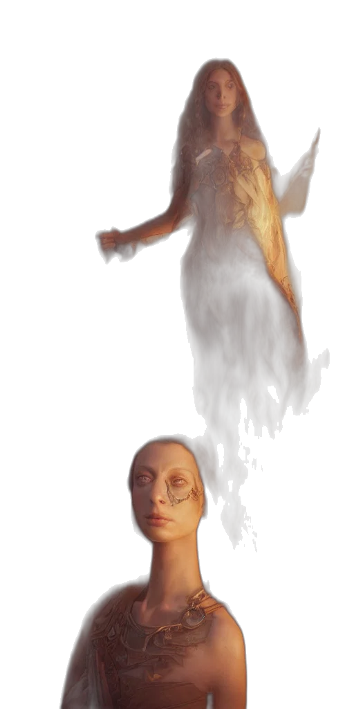 creature, face, mask, staff transparent PNG cut-out
