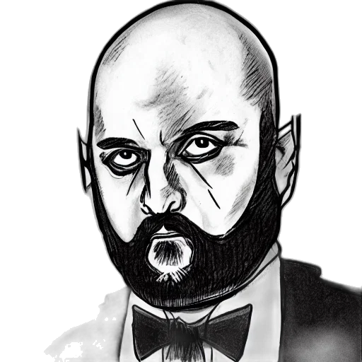 face, comic book art, cartoon, concept art transparent PNG cut-out