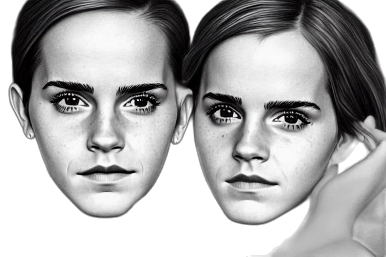face, photorealistic, concept art, 3d render transparent PNG cut-out
