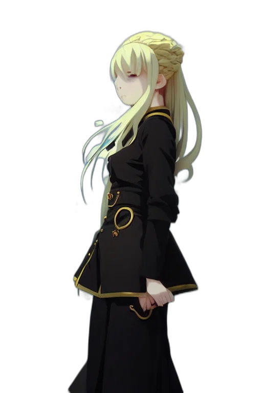 staff, dress, jacket, crown transparent PNG cut-out