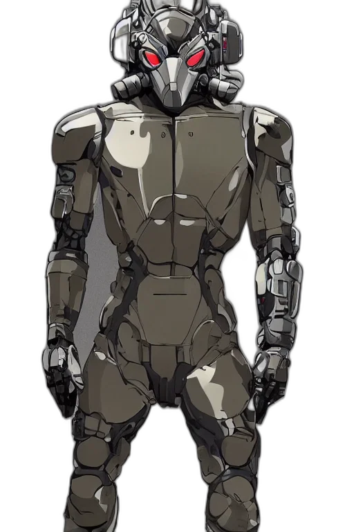 robot, jacket, concept art, cyberpunk transparent PNG cut-out