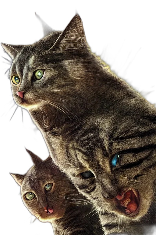 animal, photorealistic, concept art, 3d render transparent PNG cut-out