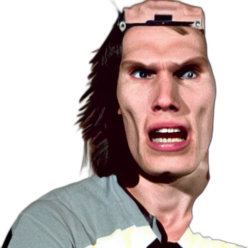face, creature, mask, hair transparent PNG cut-out
