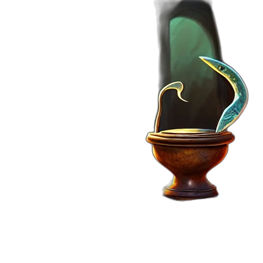 crown, bottle, staff, sword transparent PNG cut-out