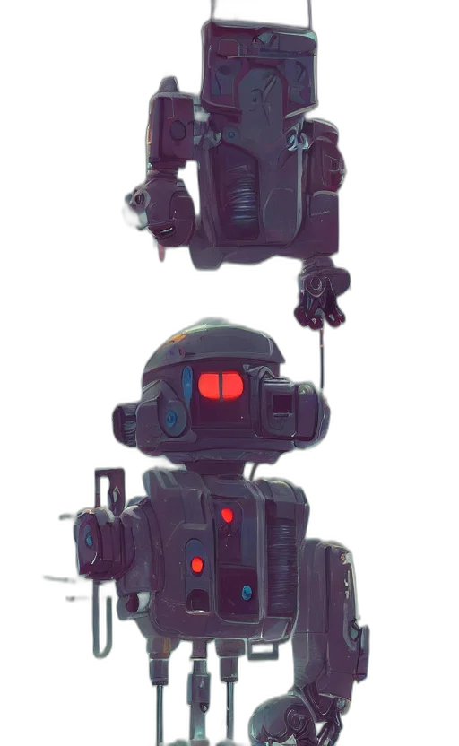 robot, weapon, creature, mask transparent PNG cut-out