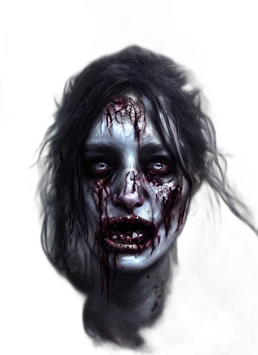 face, mask, creature, photorealistic transparent PNG cut-out