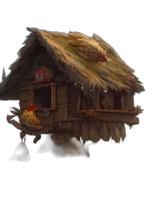 building, concept art, fantasy art, 3d render transparent PNG cut-out