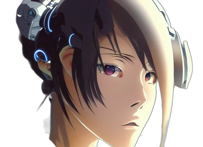robot, face, mask, staff transparent PNG cut-out