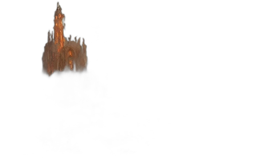 staff, building, crown, sword transparent PNG cut-out