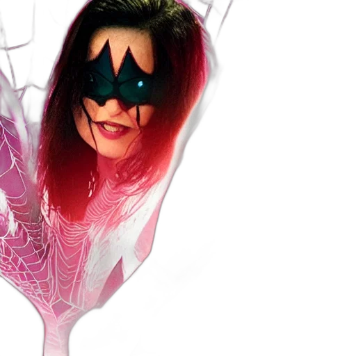 comic book art, still, spiderwoman, 2023 transparent PNG cut-out