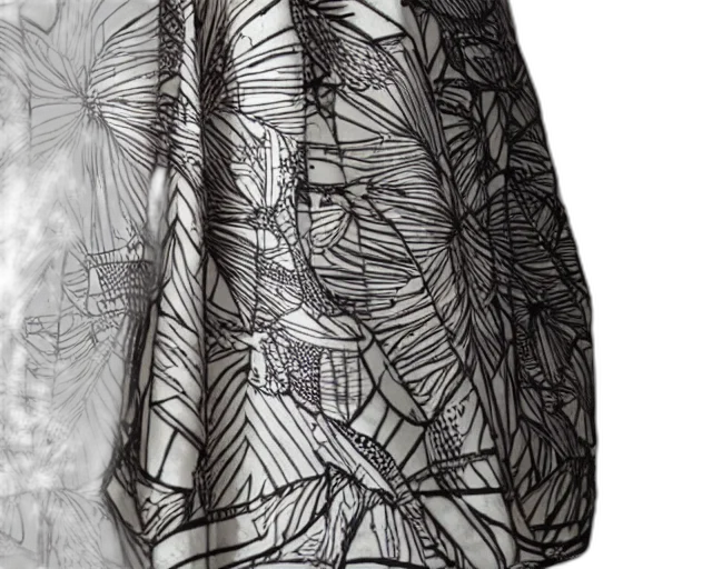 jacket, dress, face, photorealistic transparent PNG cut-out