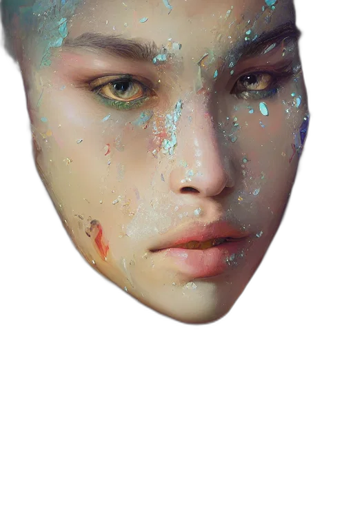 mask, face, jewelry, creature transparent PNG cut-out