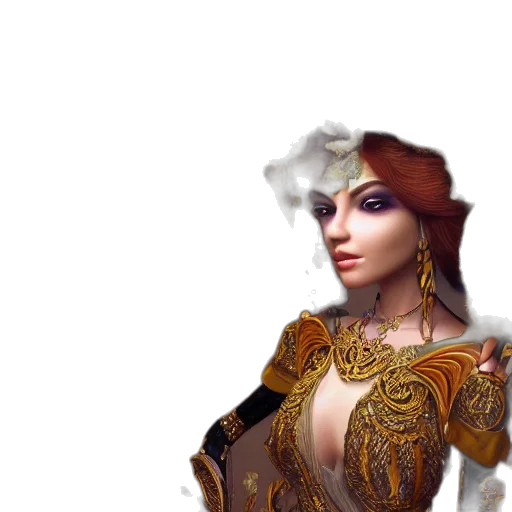 jewelry, staff, crown, face transparent PNG cut-out