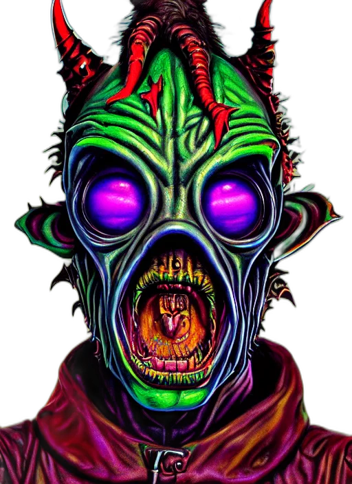 mask, creature, face, concept art transparent PNG cut-out