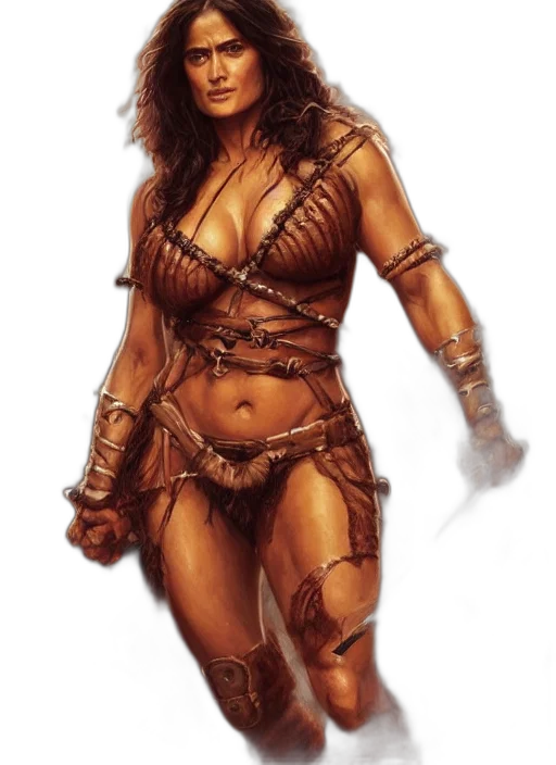 fantasy art, concept art, comic book art, photorealistic transparent PNG cut-out