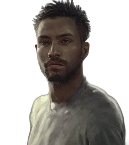face, staff, creature, weapon transparent PNG cut-out