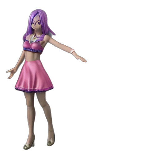 dress, 3d render, concept art, vaporwave transparent PNG cut-out