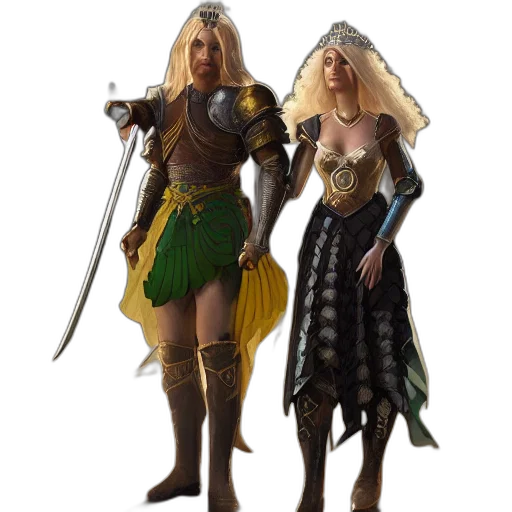 fantasy art, concept art, 3d render, comic book art transparent PNG cut-out