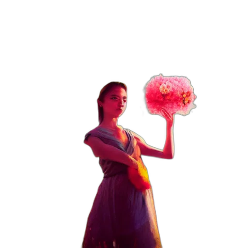 umbrella, crown, staff, robot transparent PNG cut-out