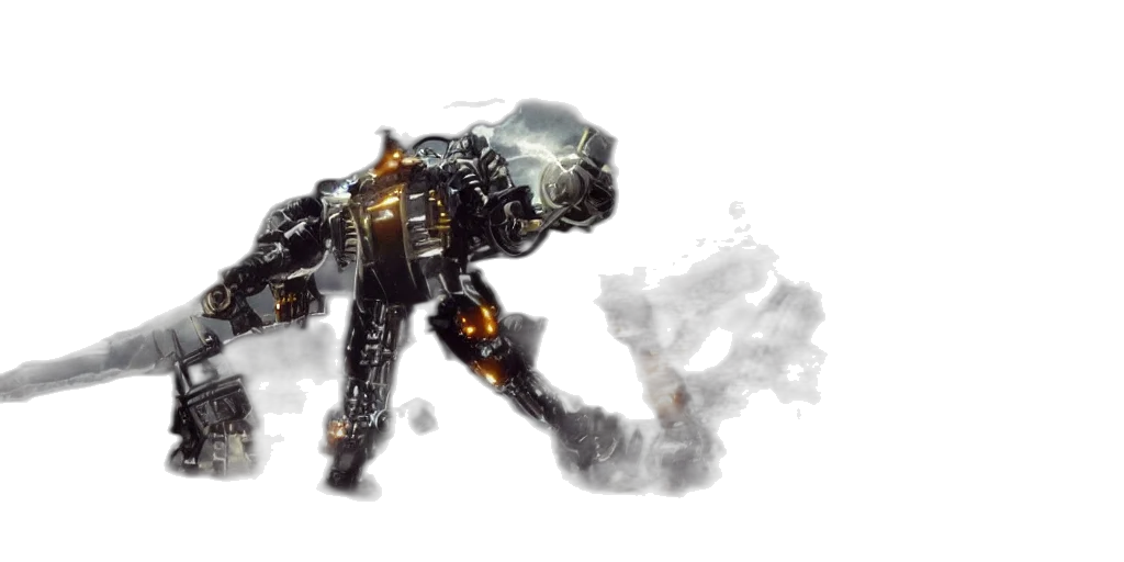 robot, weapon, creature, concept art transparent PNG cut-out