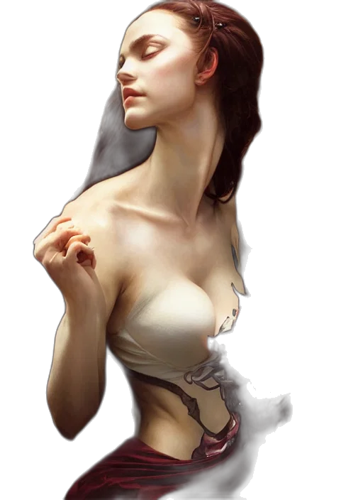 dress, jewelry, face, crown transparent PNG cut-out